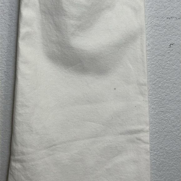 Madewell Flea Market Flare Jeans Size 33 High Rise Wide Leg Cream Festival Boho - Picture 6 of 16